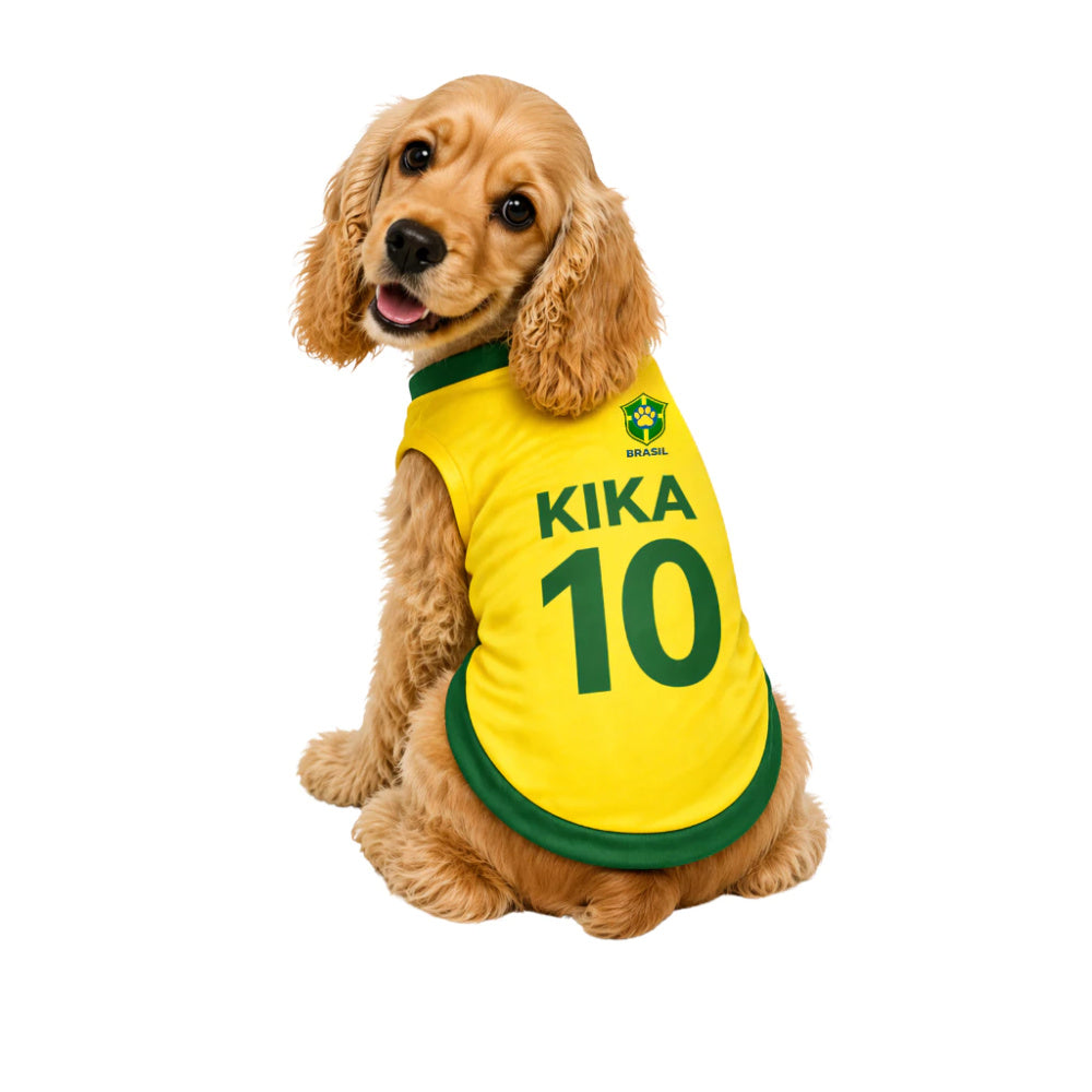 Camisa Pet Personalizada Nome e Número - Frete Grátis